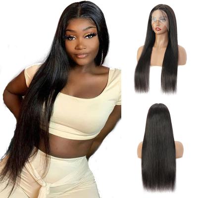 China Lead Blonde 613 13*6 100% Peruvian Pixie Body Wave Glueless Human Natural Swiss Pre Plucked Wigs Hair Lace Front for sale