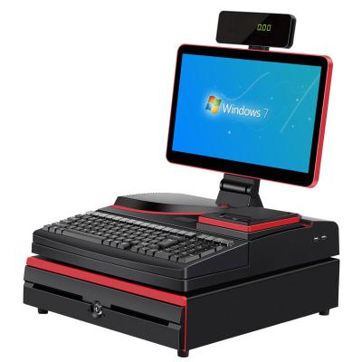 China 15 Inch POS Terminal Windows Retail POS System All In One 32G for sale