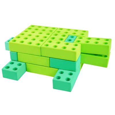 China Safety Building Non-Toxic Interlocking Bricks EVA Foam Soft Building Blocks Toys Bricks DIY - Turtle for sale