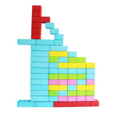 China Safety Non-toxic Wholesale Color Preschool Education Set Toy Packaging Foam Eva Kids Building Blocks for sale