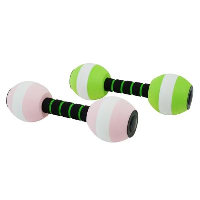 China Universal Water Exercise Dumbbells Water Aerobics Exercise Foam Dumbbell Pool Resistance Water Fitness Swimming Training Equipment for sale