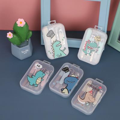 China Eco-Frendly Cheap 7 Pcs Manicure Set Cute Cartoon Nail Clipper Kid Nail Scissors Set 2020 for sale