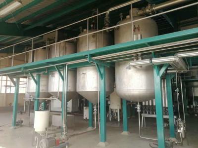 China Máquina de acero inoxidable refinadora de tres niveles de la refinería del petróleo crudo 3TPD comestible en venta