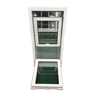 China Sliding Popular American Thermal Insulation Aluminum Vinyl UPVC Double Hung Windows for sale