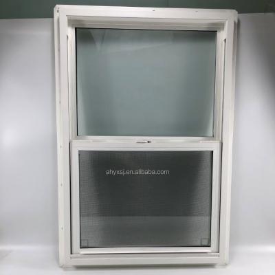 China American Style High Quality Double Hung Windows Vinyl UPVC Sliding for sale