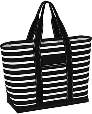 China Tall, Slim, Lightweight Anti-Theft Beach Bag Extra Large Daily Tote With Zipper And Pockets Bag for sale