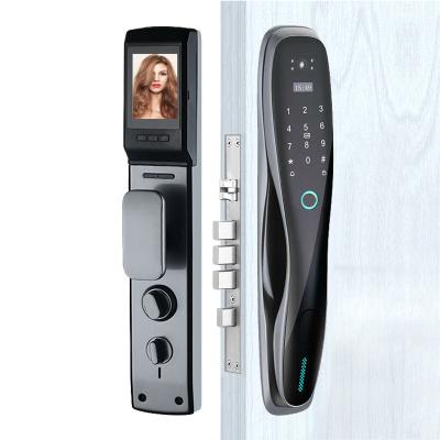 China Usmart Go App Full Automatic Digital Door Lock With Camera APP Control Smart Electronic Fingerprint Password Smart Door Lock for sale