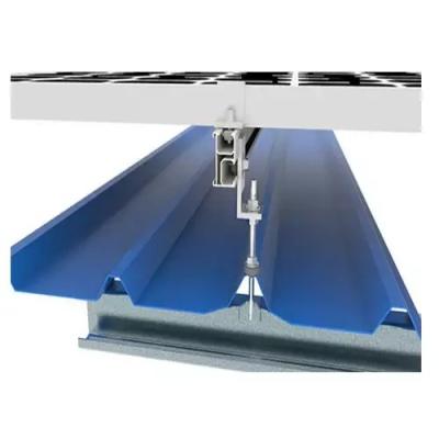 China Snow Load 1.4kn/m2 L Foot Solar Roof Mounting System Racking for Multi Size Metal Roof for sale