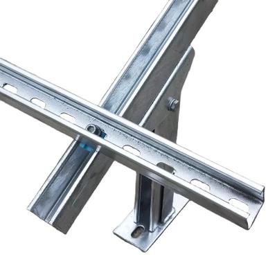 China 1.4KN/m2 Snow Load Anodized Solar Panel Roof Mounting Brackets for PV Ground Mounting for sale