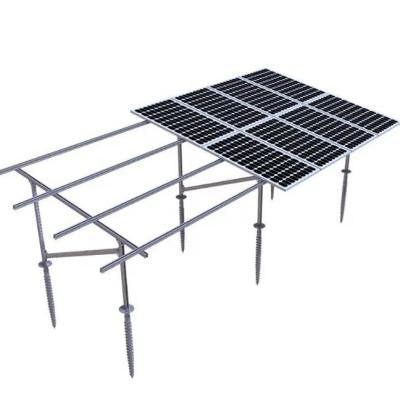 China PV Panel Mounting C-steel Solar Panel Bracket for Ground Solar Installation for sale