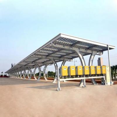 China Full Assembled Solar Carport Steel Carport Shelter for House Solar Energy Bracket for sale