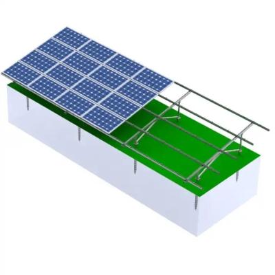 China Natural Silver Ground Mount for Solar Panel Installation Pre-assembled and Customization for sale