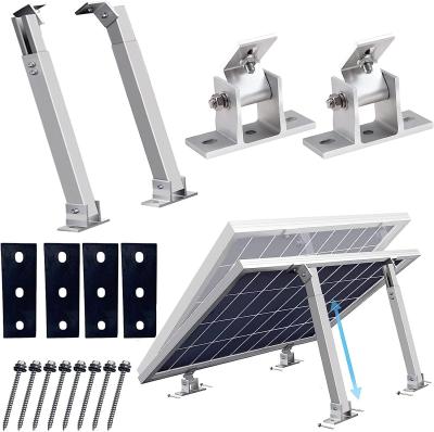 China Custom Length Anodized Solar Panel Bracket for Flat Roof and Wall Mounting Solution for sale