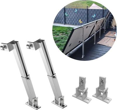 China Adjustable Solar Metal Roof Bracket for RV System Aluminum Energy Solar Ground Product for sale