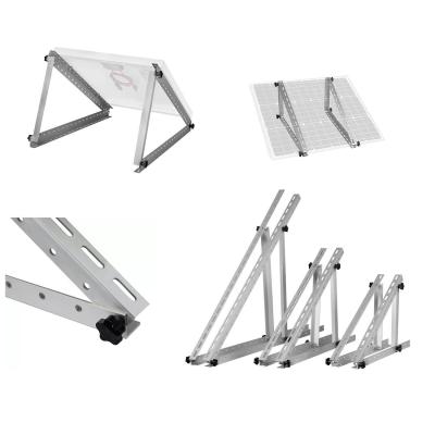 China Triangle Adjustable Solar Panel Roof Mounting Brackets Snow Load Resistant and Durable for sale