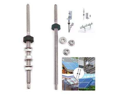 China Stainless Steel Photovoltaic Solar Balcony Hooks for and Solar Panel Mounting on Roofs for sale