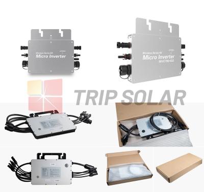 China 120/230V Auto Switch Solar Micro Inverter for Hybrid and Grid Tie Output Type Single for sale