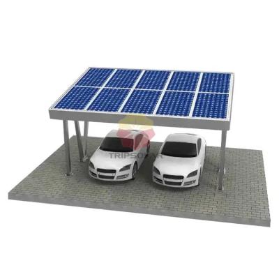 China Anodized Solar Panel Canopy Mounting Rack for Carport Solar Bracket Mounting System for sale