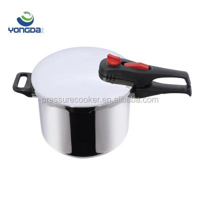 China Sustainable Customized Food Grade 304 Stainless Steel Pressure Cooker With Colorful Spare Parts for sale