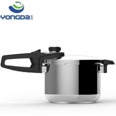 China Sustainable CE Mark 304 Stainless Steel Induction Base 6 Liter Pressure Cooker for sale