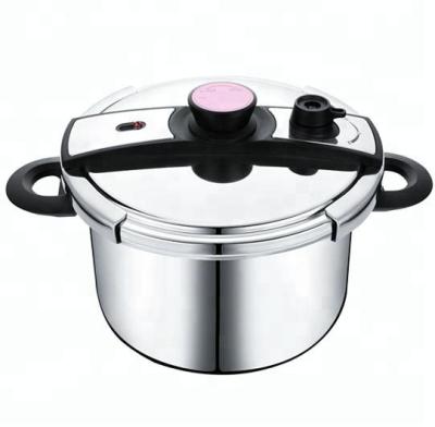 China Sustainable 2021 Newest Design Fashionable Stainless Steel Pressure Cooker With Clamp System for sale