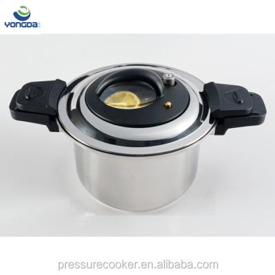 China Sustainable High Quality Low Gas Cooker Stove Stainless Steel Pressure Cooker With Visible Window for sale