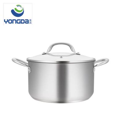 China Sustainable Multi-functions Customized Food Grade 304 Stainless Steel Casserole Cookware for sale