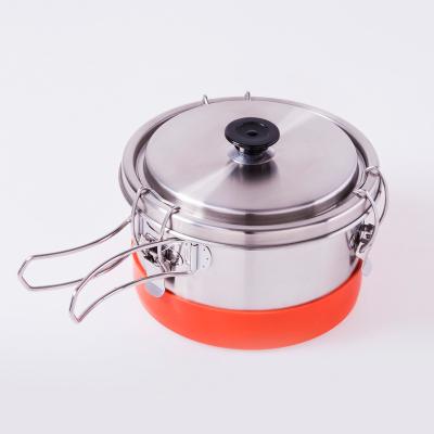 China Sustainable Camping Stainless Steel Pressure Cooker for sale