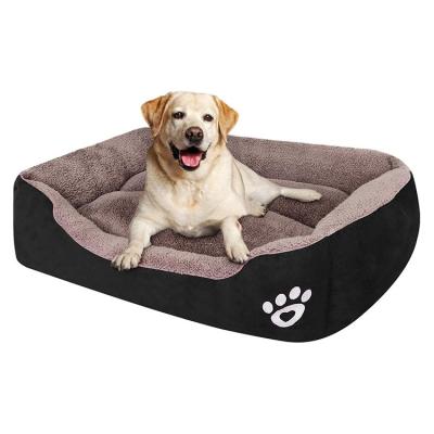 China Wholesale Washable Luxury Large Cat Pet Dog Sleeping Bed Removable Cover Relieve Ultra Mat Cushion Anxiety Large Dog Sofa Bed for sale