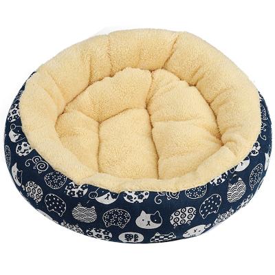 China Four Seasons Products Breathable Cat Protective Dog Bed Warm Pet In The Winter Small And Medium Pet Nest Cat Nest for sale