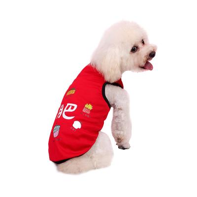 China Bichon Jarre Aero Funny Viable Bull Cat Small Dog Puppy Clothes Pomeranian Dog Summer Vest Small Slightly for sale