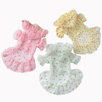 China Stocked Manufacturers Head Kitten Skirt Dress Pet Clothing for sale