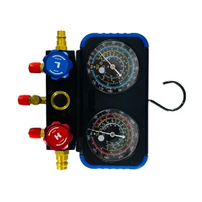 China P PBAUTOS AC Aluminum Anti-collision Diverse Gauge Refrigerant Pressure Gauge for sale