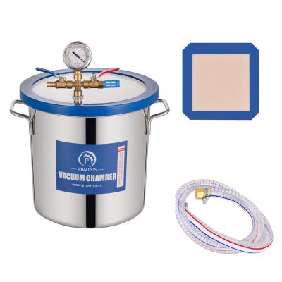 China Medicine Curing P PBAUTOS 3 Gallon 11.4L Resin Vacuum Chamber for sale