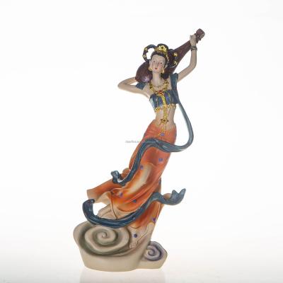 China Europe Resin Dunhuang Figurine Fairy Chinese Style, Beautiful Prayer Faerie, Home Decor Fairy Prayer, Angel Statue for sale