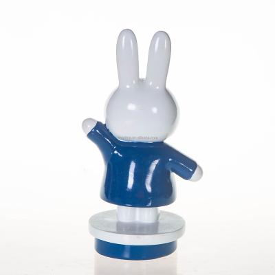 China Art Decor Sculpture Figurine Craftwork Home of Bunny Rabbit Statue Figurine Resin Cute Animals from Europe for sale