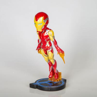 China Europe Modern Home Office Anime Sculpture Iron Man Action Figure Decoration Cute Statue Desk Decor Ornaments Figurine Collectable for sale