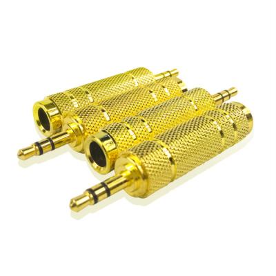 China GUITAR adapter guitarra gold plated 3.5/35 male to female 6.5/65 guitar interface adapter converter audio adapter for microphone for sale