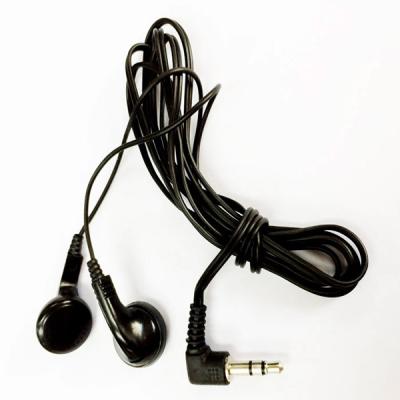 China One Time Use Headphones In-Ear Vacuum Ear Phone Cheapest Disposable Or Single Use Bulk Earphone For Disposal for sale