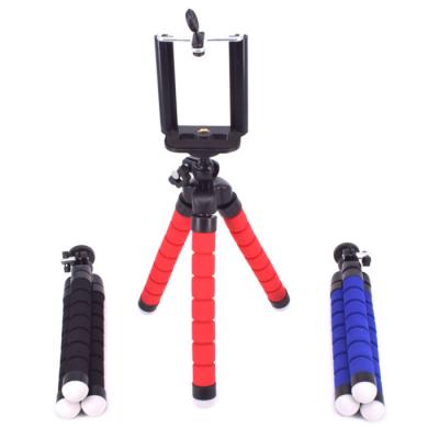 China Carbon Sponge Octopus Tripod Phone Tripod Gorillapod Mini Foldable Portable Stabilizer Flexible Shoot Video Camera For Mobile for sale