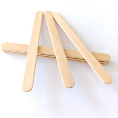 China Factory Stocked Food Grade Brand Popsicle Stick And Wholesale Wooden Ice Cream Sticks for sale