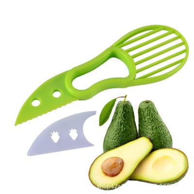 China Wholesale Homemade Low MOQ Three-in-One Kitchen Multi Function The Fruit Peeler Fruit Tool Avocado Knife For Kitchen for sale