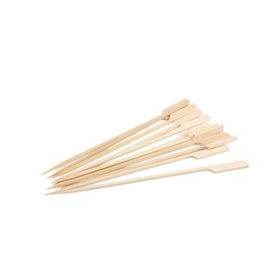 China Easily Cleaned Bamboo Paddle Skewer For BBQ Bamboo Skewer For Beef Steak With Customization for sale