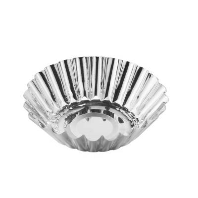 China Baking 68diax20mm Small Round Microwavable Aluminum Foil Container Bakery Cup CU68S for sale