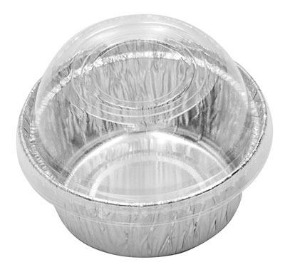 China Baking GO125 Cake Baking 88 x 38mm Diameter France 125ml With Lid 4oz Aluminum Plastic Foil Disposable Cup for sale