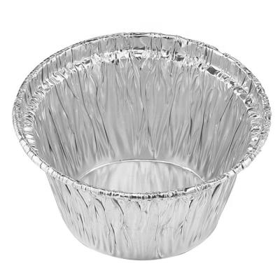 China 60mm Diameter X Small 30mm Round Cake Cup Aluminum Foil Sustainable Food Container for sale