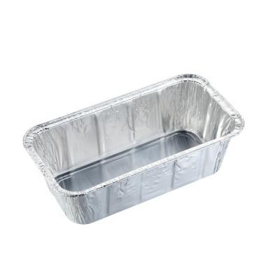 China 2lb 22*12*6cm Food Grade Disposable Bread Pan Foil Trays Disposable for sale