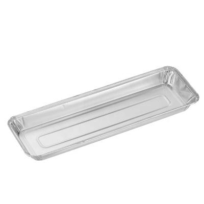 China Long Sustainable Oblong Aluminum Foil Terrine Mold 33*10*3cm for sale