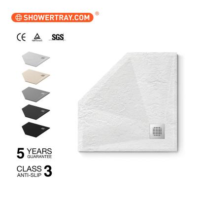 China Modern Germany Design Foshan Factory Price Full Size Area Form Artificial Stone Shower Base For Shower Room, Shower Tray for sale