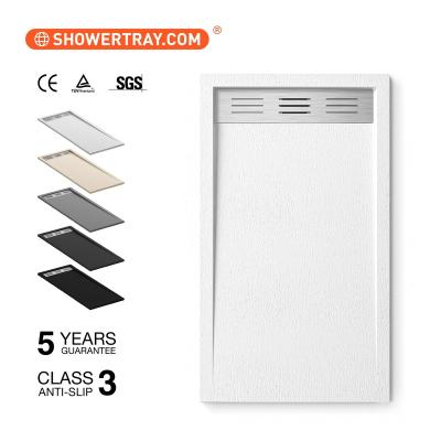 China DAYA Classic Modern Surface Pan Resin Bathroom Shower Enclosure Shower Trays for sale